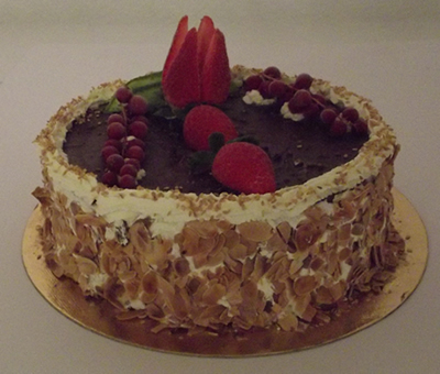 Glace vegan chocolat et fraise